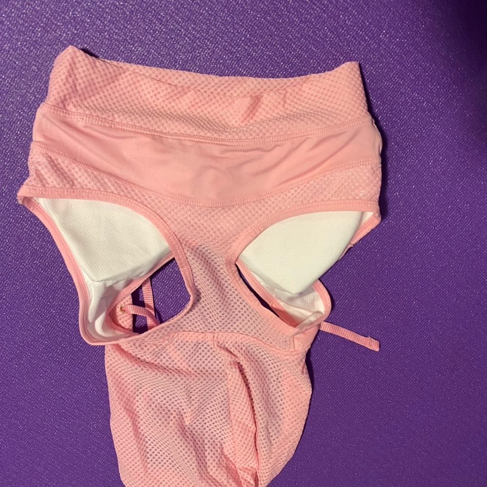 5/$15 Baby Pink hooded sports bra